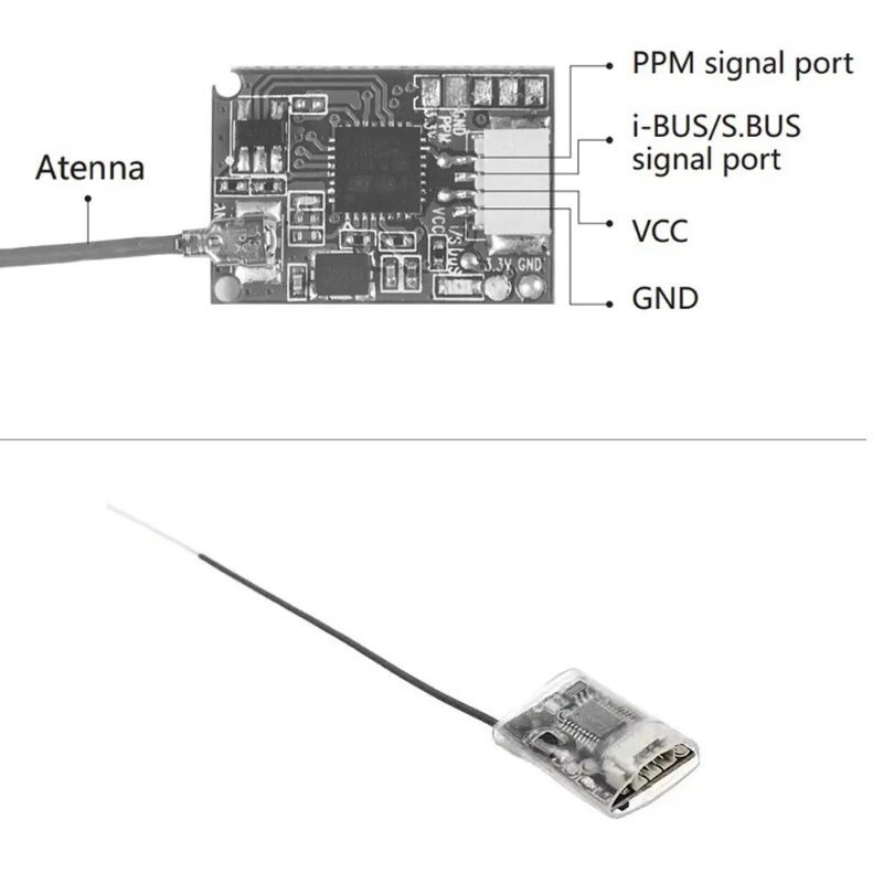 Flysky FS-8A 8CH 18CH Mini Rec - Receiver Sbus 8Ch 评论和价格